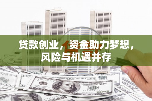 金阳贷款创业，资金助力梦想，风险与机遇并存