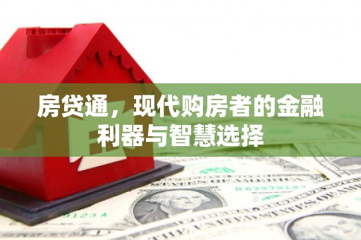 金阳房贷通，现代购房者的金融利器与智慧选择