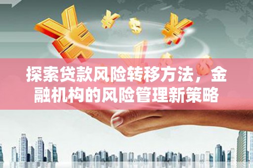 金阳探索贷款风险转移方法，金融机构的风险管理新策略