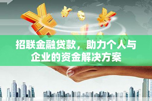 金阳招联金融贷款，助力个人与企业的资金解决方案