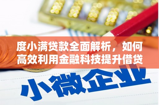 金阳度小满贷款全面解析，如何高效利用金融科技提升借贷体验