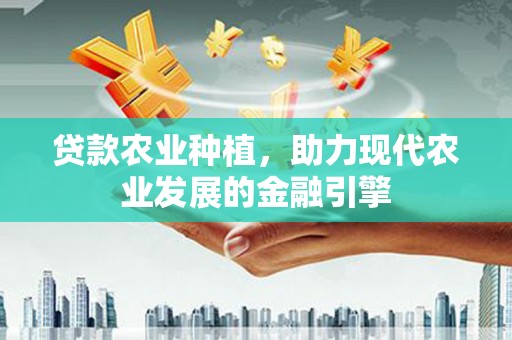 金阳贷款农业种植，助力现代农业发展的金融引擎