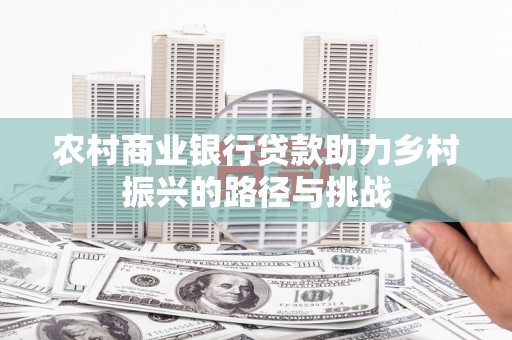 金阳农村商业银行贷款助力乡村振兴的路径与挑战