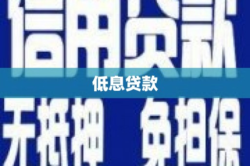 金阳低息贷款