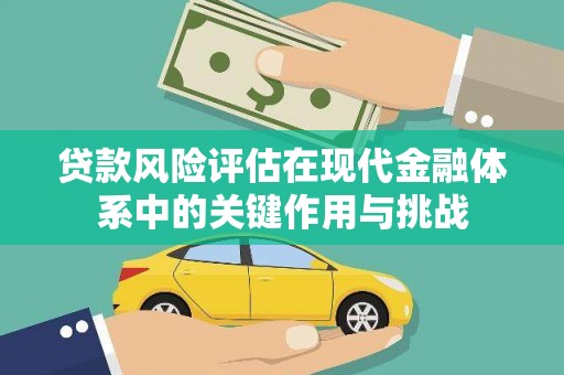 金阳贷款风险评估在现代金融体系中的关键作用与挑战
