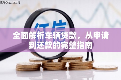 金阳全面解析车辆贷款，从申请到还款的完整指南