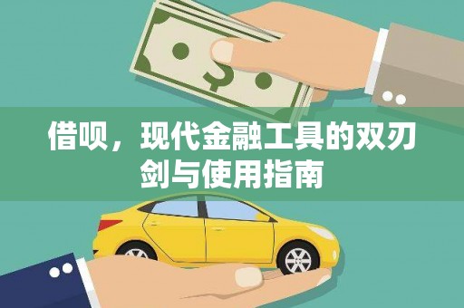 金阳借呗，现代金融工具的双刃剑与使用指南