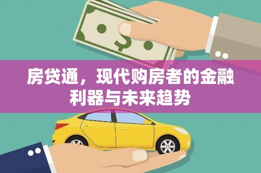 金阳房贷通，现代购房者的金融利器与未来趋势