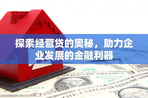 金阳探索经营贷的奥秘，助力企业发展的金融利器