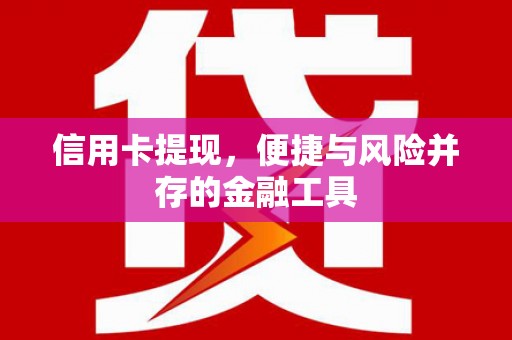 金阳信用卡提现，便捷与风险并存的金融工具