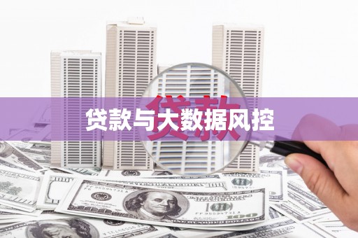 金阳贷款与大数据风控