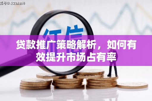 金阳贷款推广策略解析，如何有效提升市场占有率
