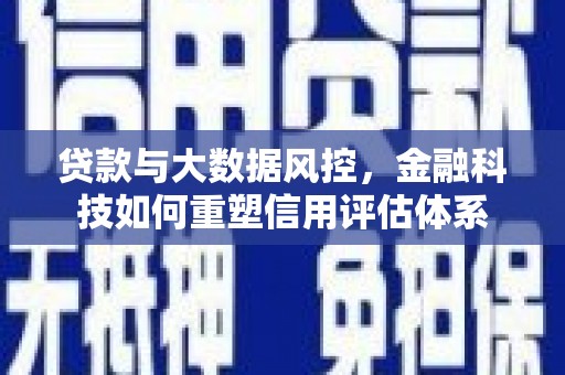金阳贷款与大数据风控，金融科技如何重塑信用评估体系