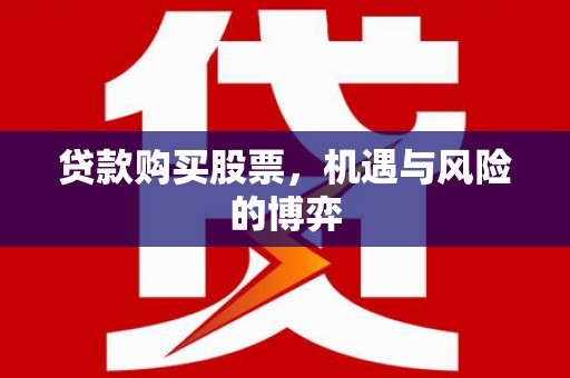 金阳贷款购买股票，机遇与风险的博弈