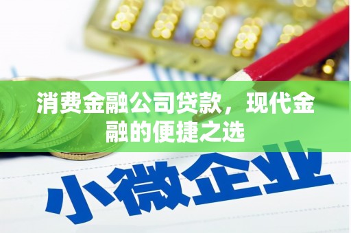 金阳消费金融公司贷款，现代金融的便捷之选