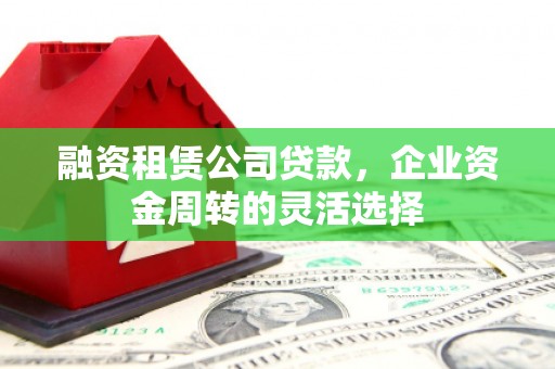 金阳融资租赁公司贷款，企业资金周转的灵活选择
