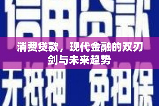 金阳消费贷款，现代金融的双刃剑与未来趋势