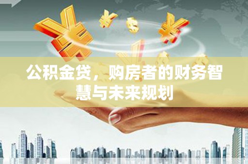 金阳公积金贷，购房者的财务智慧与未来规划