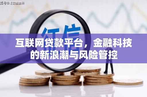 金阳互联网贷款平台，金融科技的新浪潮与风险管控