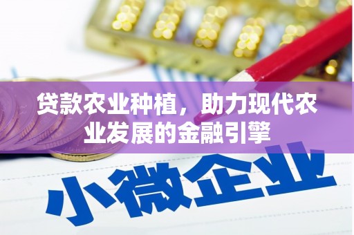 金阳贷款农业种植，助力现代农业发展的金融引擎