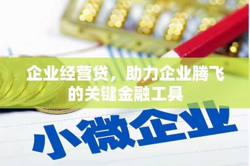 金阳企业经营贷，助力企业腾飞的关键金融工具