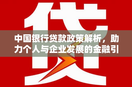 金阳中国银行贷款政策解析，助力个人与企业发展的金融引擎
