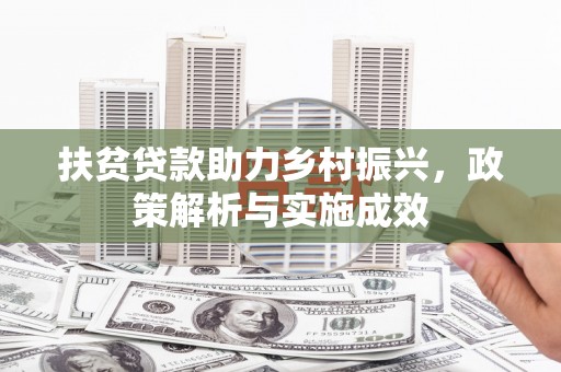 金阳扶贫贷款助力乡村振兴，政策解析与实施成效