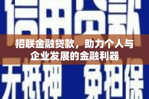 金阳招联金融贷款，助力个人与企业发展的金融利器
