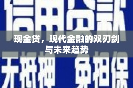 金阳现金贷，现代金融的双刃剑与未来趋势
