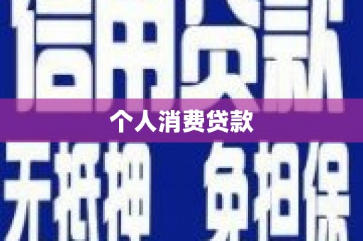 金阳个人消费贷款