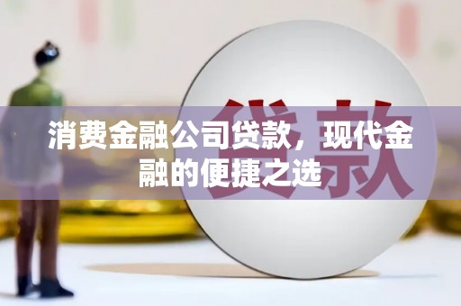 金阳消费金融公司贷款，现代金融的便捷之选