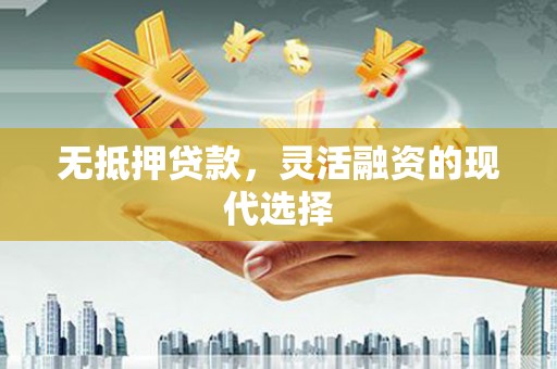 金阳无抵押贷款，灵活融资的现代选择