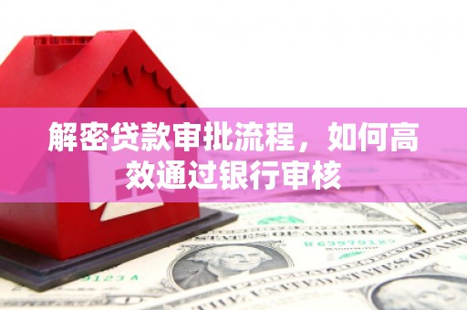 金阳解密贷款审批流程，如何高效通过银行审核