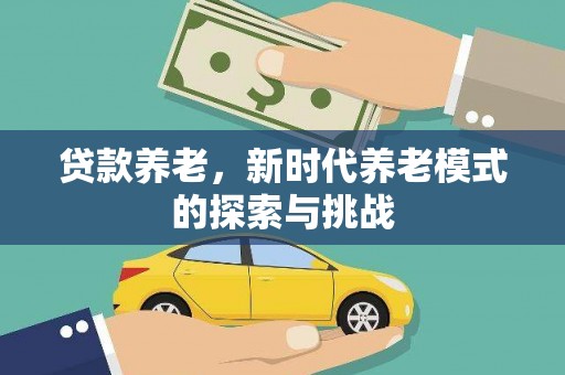 金阳贷款养老，新时代养老模式的探索与挑战