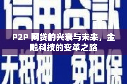 金阳P2P 网贷的兴衰与未来，金融科技的变革之路