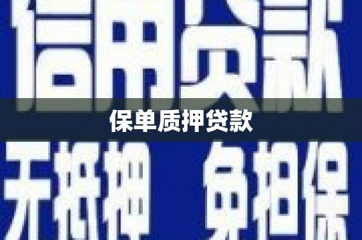 金阳保单质押贷款