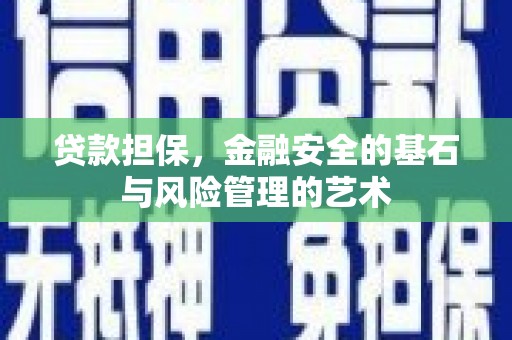 金阳贷款担保，金融安全的基石与风险管理的艺术
