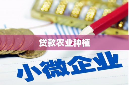 金阳贷款农业种植