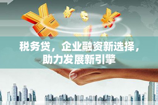 金阳税务贷，企业融资新选择，助力发展新引擎