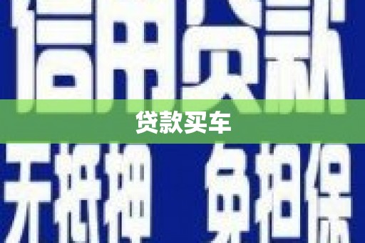 金阳贷款买车