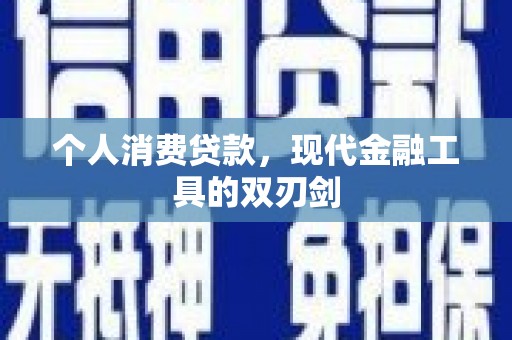 金阳个人消费贷款，现代金融工具的双刃剑