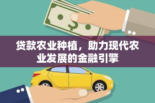 金阳贷款农业种植，助力现代农业发展的金融引擎