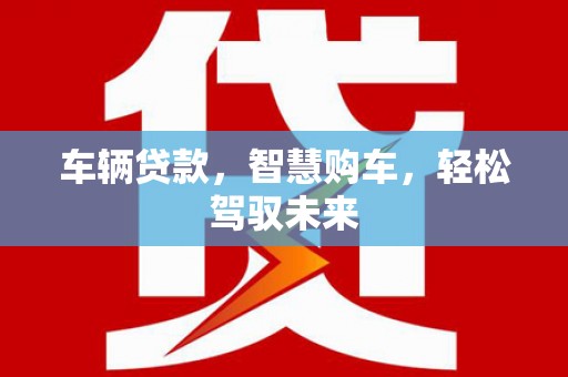 金阳车辆贷款，智慧购车，轻松驾驭未来