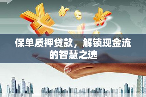 金阳保单质押贷款，解锁现金流的智慧之选